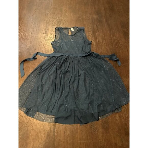 LC Lauren Conrad Snow White Collection Tulle Fit & Flare Blue Dress g24 - Picture 1 of 3